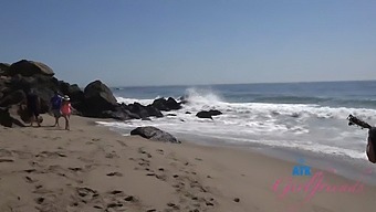 Pov Video Of A Wild Car Ride With Summer Vixen On A Beach Date
